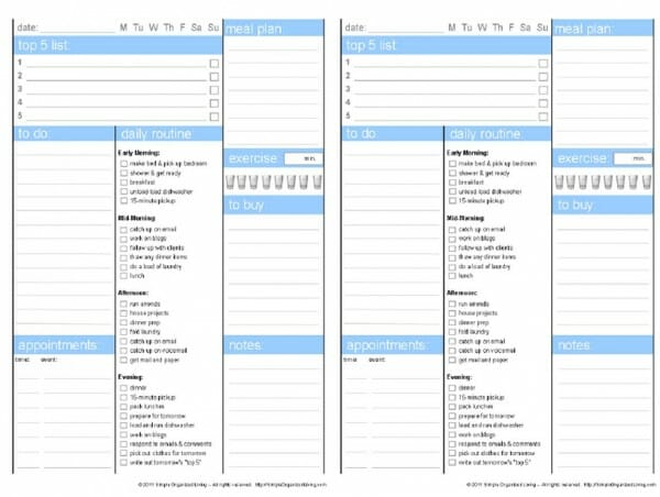 My Daily Routine Free Printables Andrea Dekker