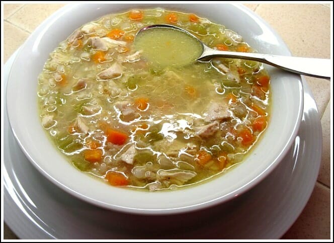 Old Fashion Chicken And Rice Soup Andrea Dekker