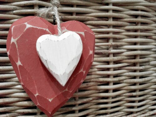 wooden heart