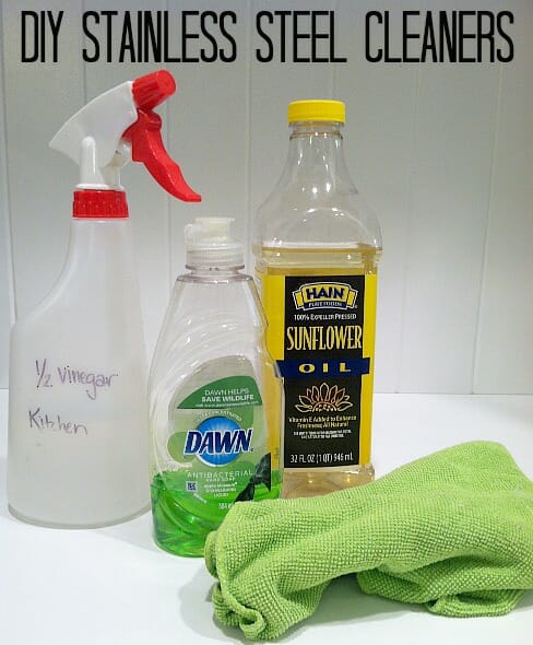 DIY stainless steel cleaners