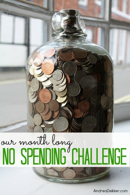 no spending challenge