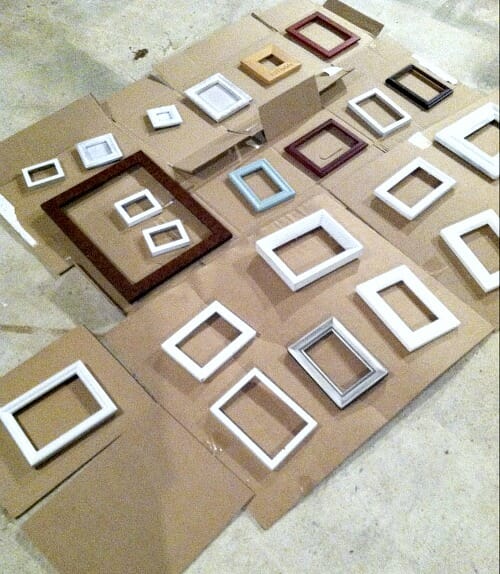 unpainted frames