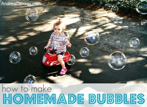 homemade bubbles