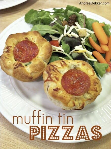 muffin tin pizzas