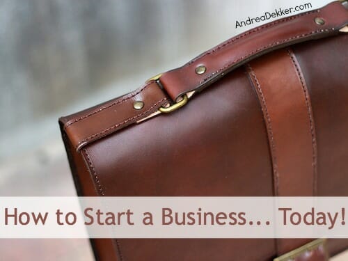 how to start a business