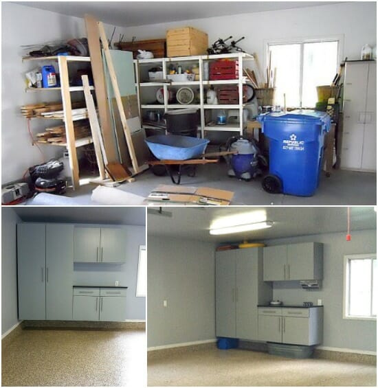 before and after cabinets