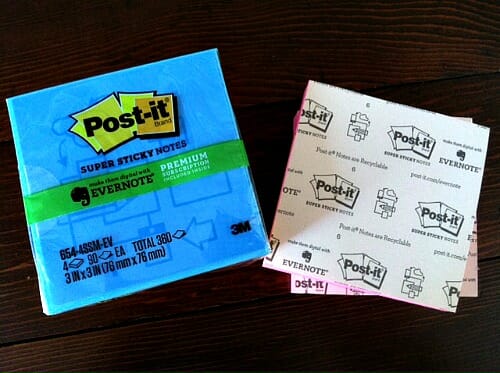 post it packaging