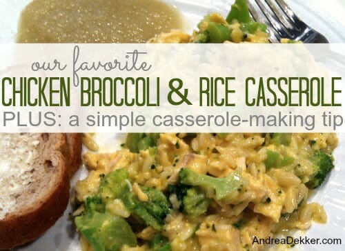 chicken broccoli and rice casserole