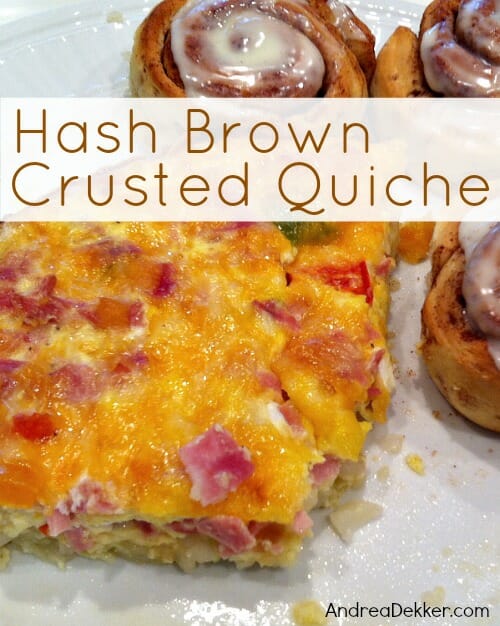 hashbrown crusted quiche