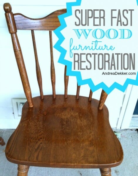 Super Fast Wood Furniture Restoration Andrea Dekker   Super Fast Wood Furniture Restoration 470x600 