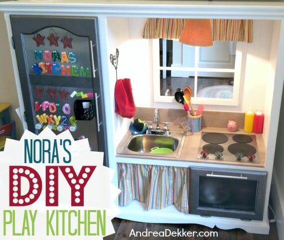 Turning Our Play Kitchen Into A FUNCTIONAL Kitchen