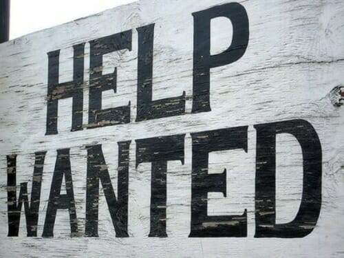 help wanted sign