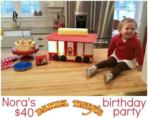 Our Daniel Tiger Birthday Party! Trolley cups from Mr. Rogers' website - $1  each!