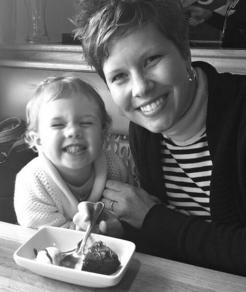 birthday brownies and ice cream