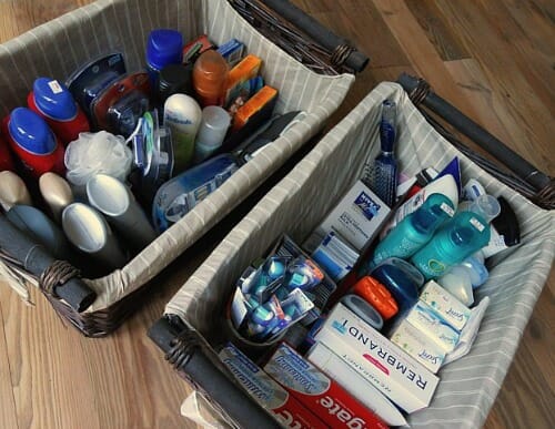 extra toiletries