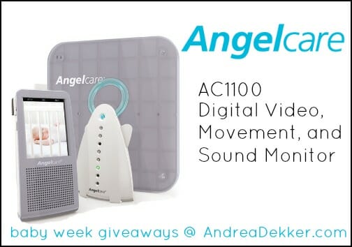 Video baby monitor - AC1100 - Angelcare - sound / movement