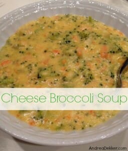Cheese Broccoli Soup | Andrea Dekker