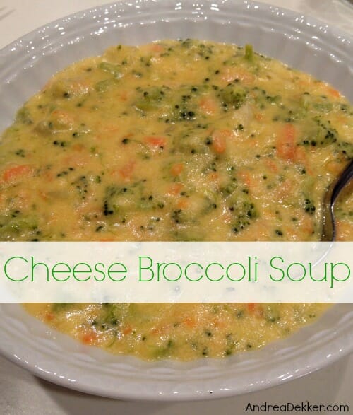 cheese broccoli soup