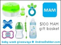 Baby Week Giveaways on andreadekker.com