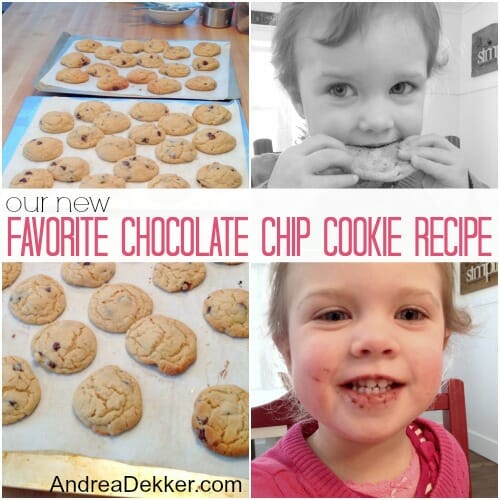 our favorite chocolate chip cookies