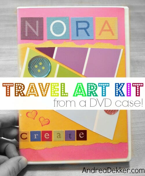 DIY Travel Art Kit from a DVD Case