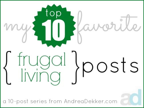 frugal living