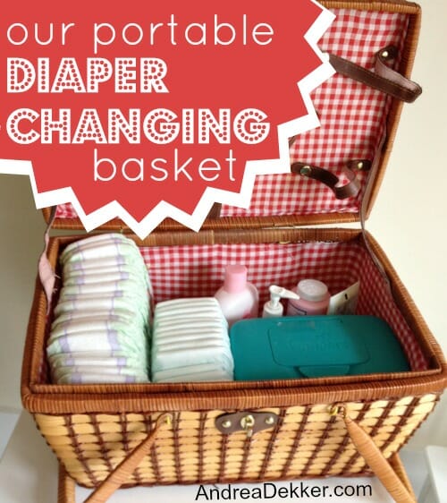 Diaper baby best sale in a basket