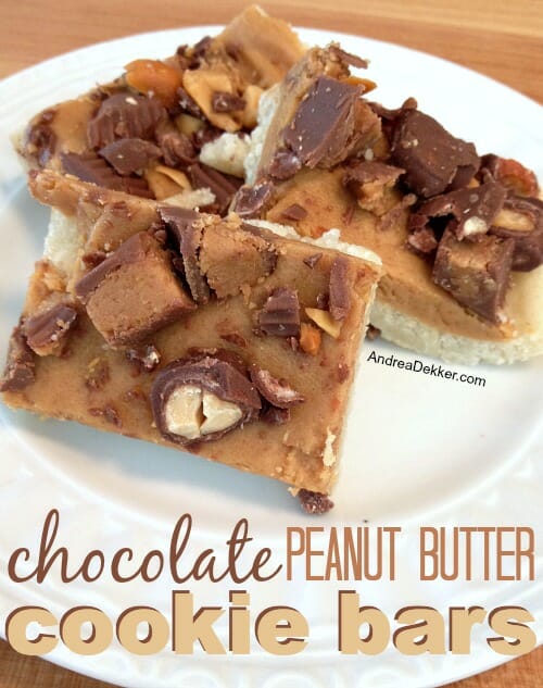 chocolate peanut butter cookie bars