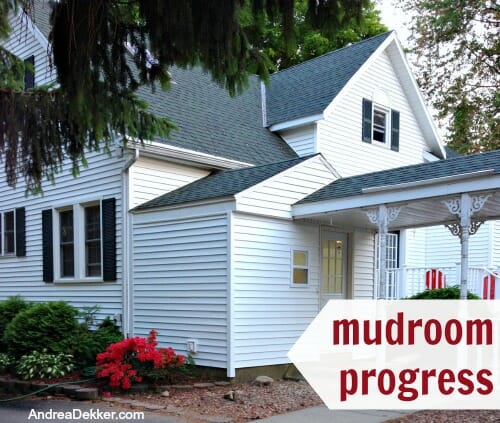 mudroom progress