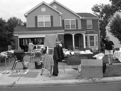 garage sale