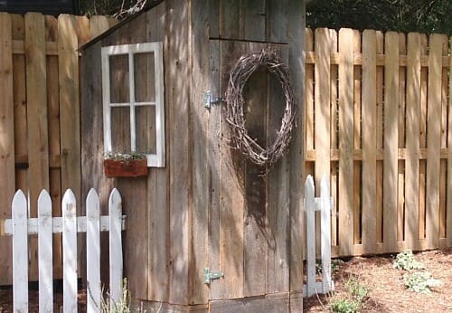 How to Build an Outhouse Garden Shed Andrea Dekker