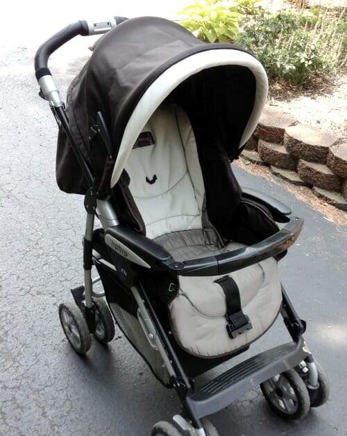 clean stroller