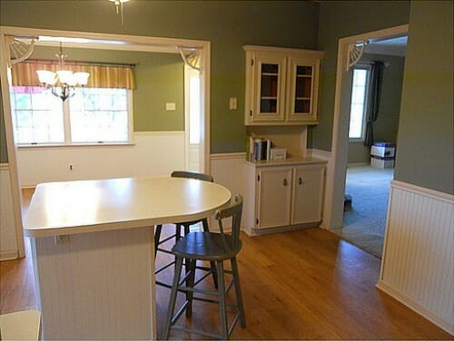 dining area before