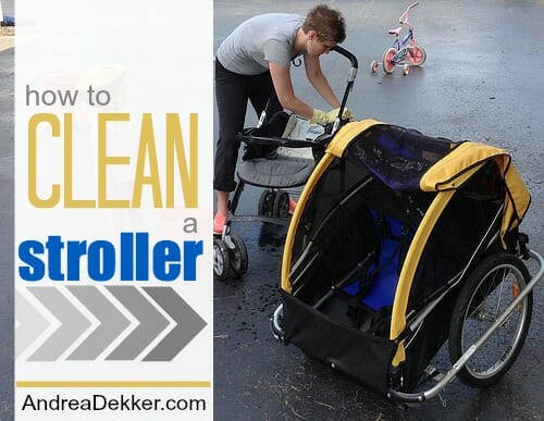 best way to clean stroller