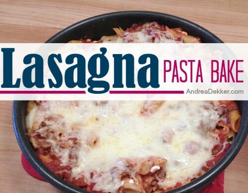 lasagna pasta bake