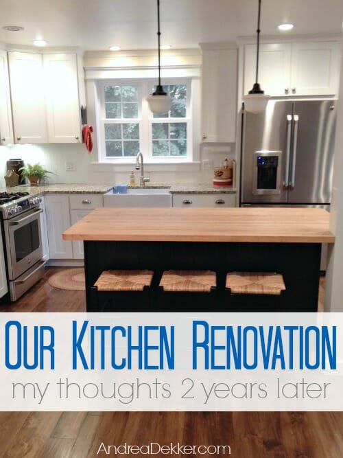 our kitchen renovation