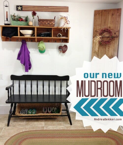 our new mudroom