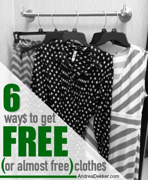 6 ways to get free clothes