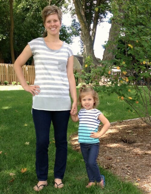 new clothes for mom and nora