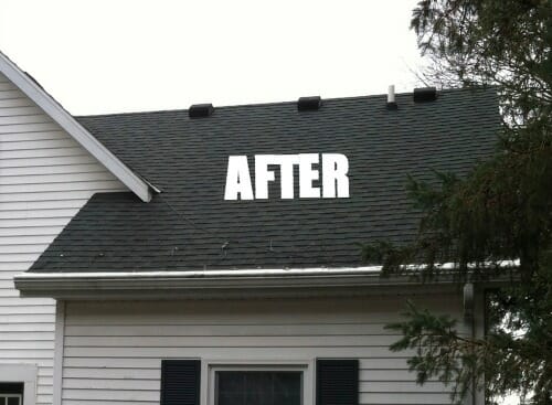 roof after
