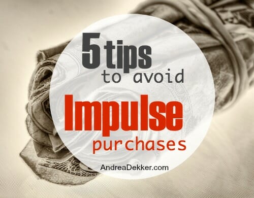 tips to avoid impulse purchases