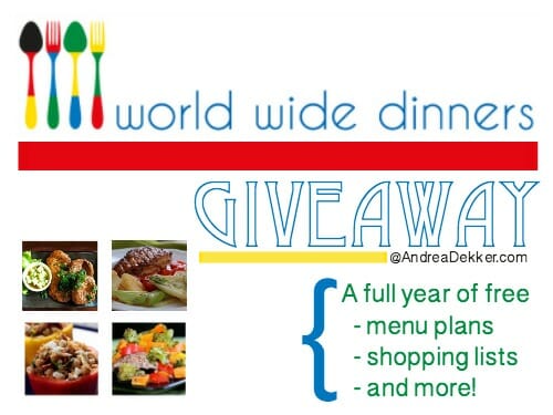 world wide dinners giveaway