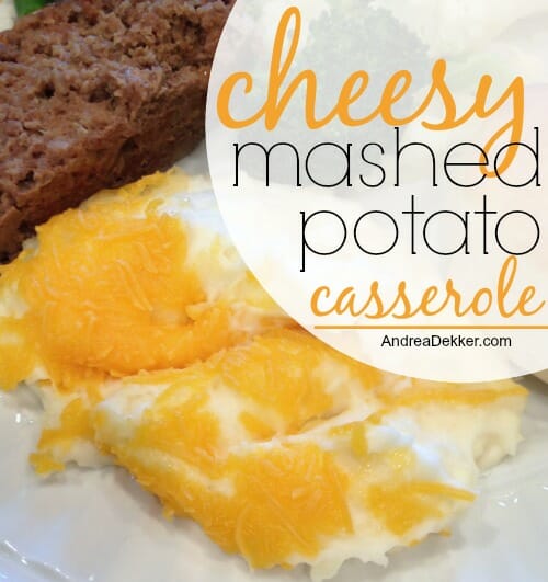 cheesy mashed potato casserole