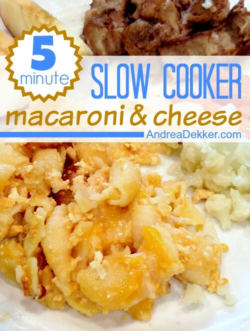 slowcooker mac and cheese