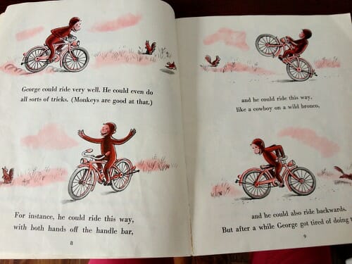 curious george rids a bike