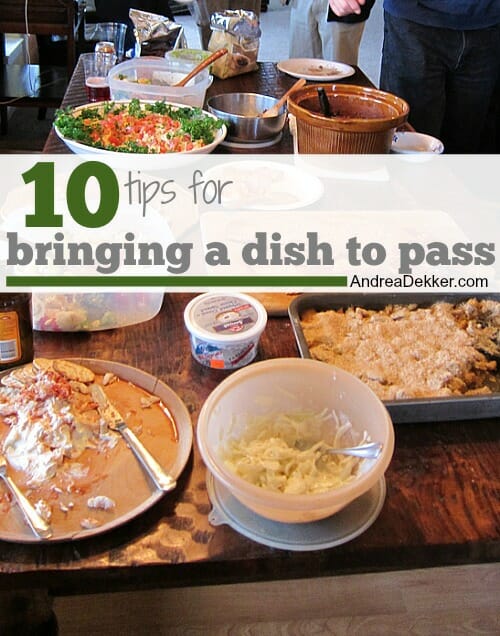 10 tips for bringing a dish to pass