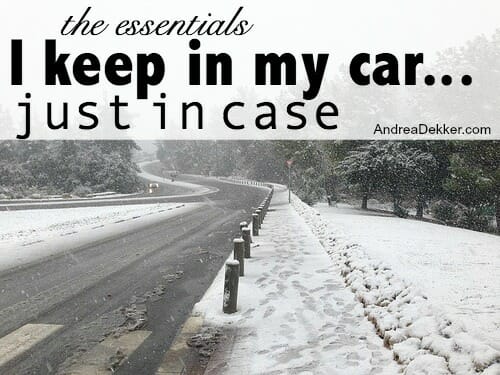 Winter Car Essentials While Driving