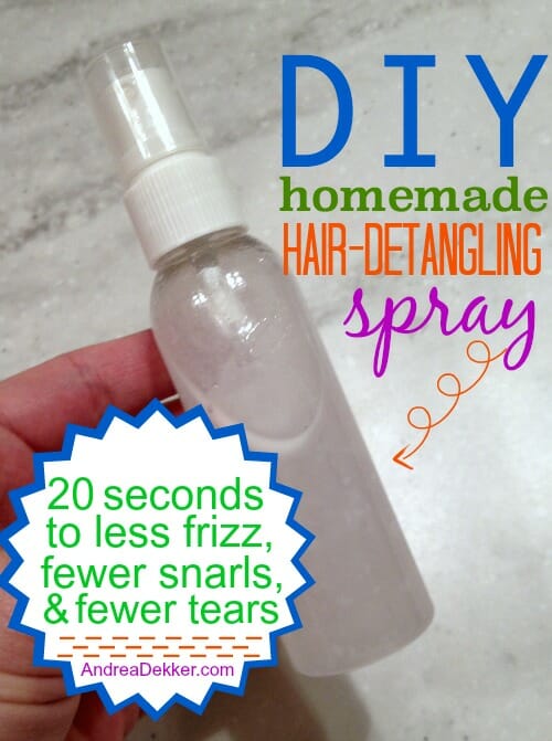 Homemade detangler spray for cheap cats