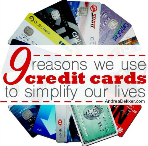 9 reasons we use credit cards to simplify