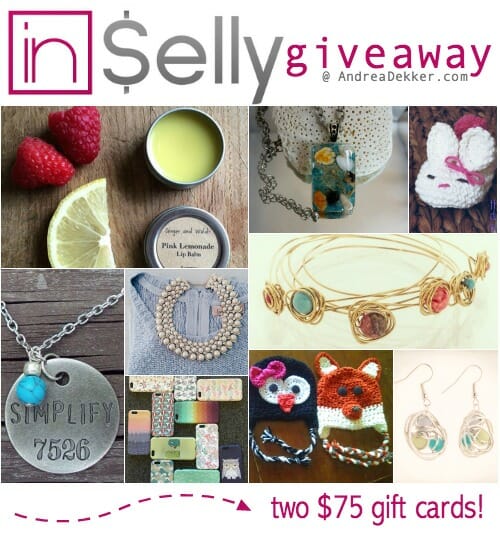 inSelly giveaway